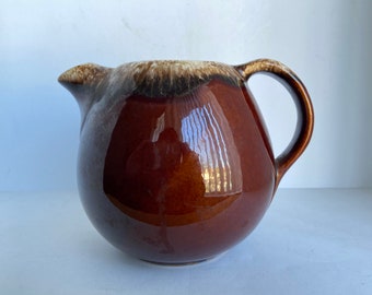 Vintage Hull Pottery Brown Drip Glaze Teapot No Lid