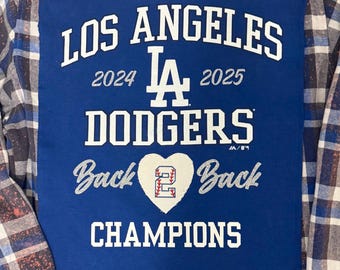 Los Angeles Dodgers Baseball Flannel Shirt Med