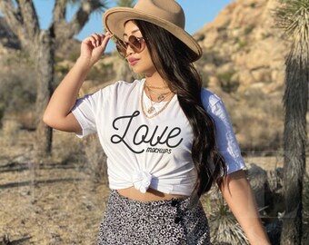 Bella Canvas 3001 Mockup, Nature Mockup, Outdoor Mockup, Trendy Mockup, White Shirt Mockup, Model Mockup