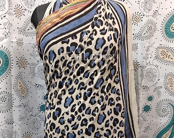 Cotton Sarong, Indian Hand Blockprint, Beach wrap, Skirt, Pareo, Shawl