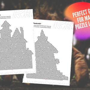 Halloween Haunted House Maze Printable