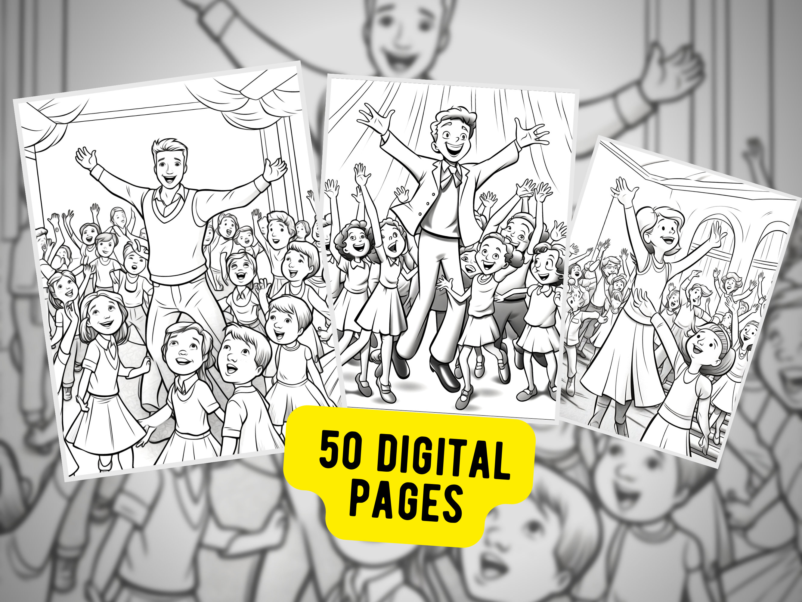 Teacher Appreciation Coloring Pages V1 Printable PDF, Thank You Teacher