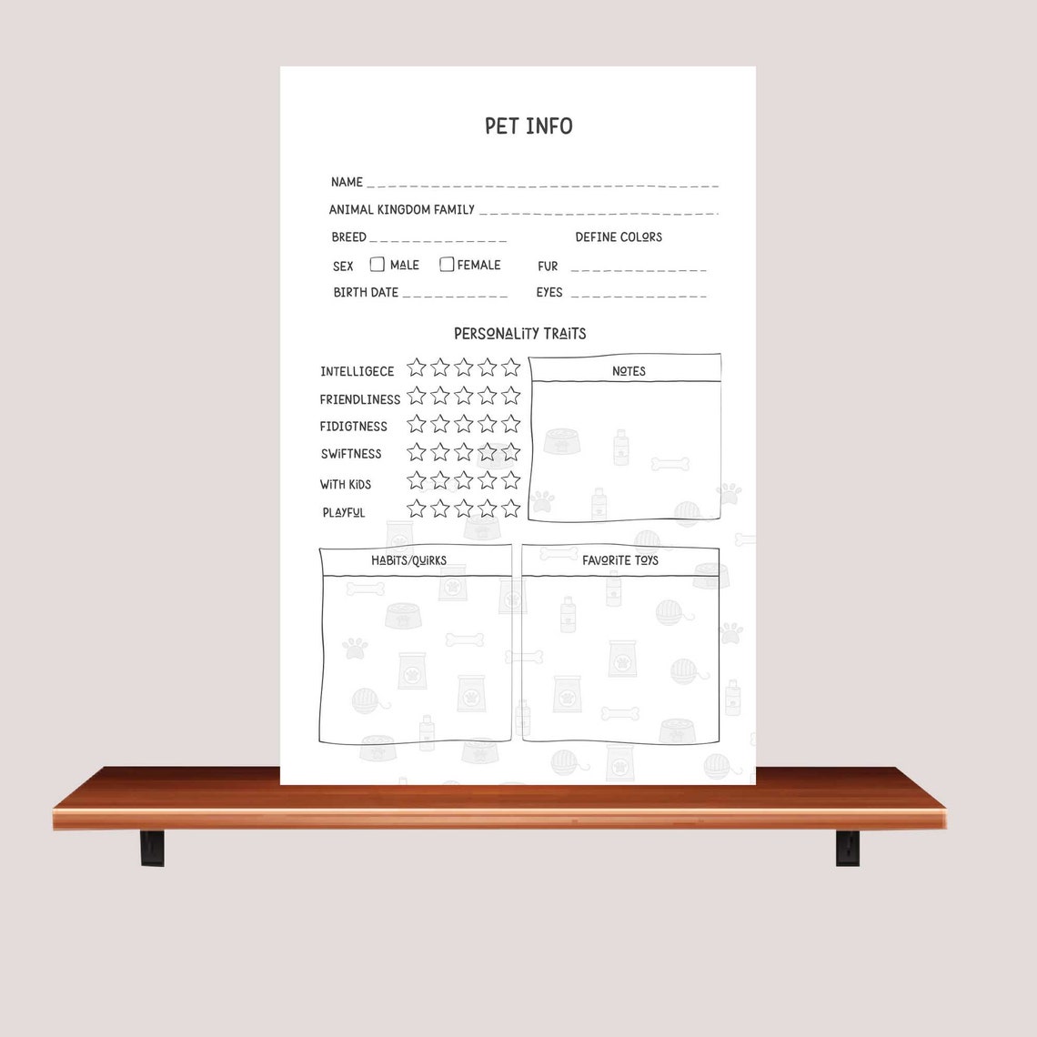 5 Pages Rabbit Daily Care Journal for Your Rabbit Bunny Hare Etsy UK