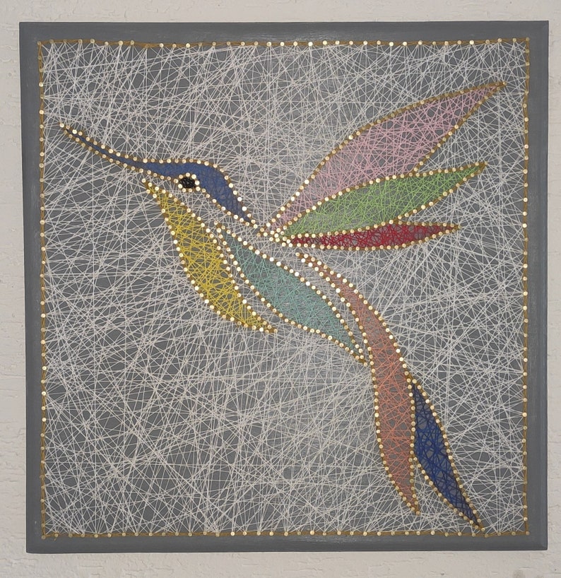 Hummingbird String Art - Etsy