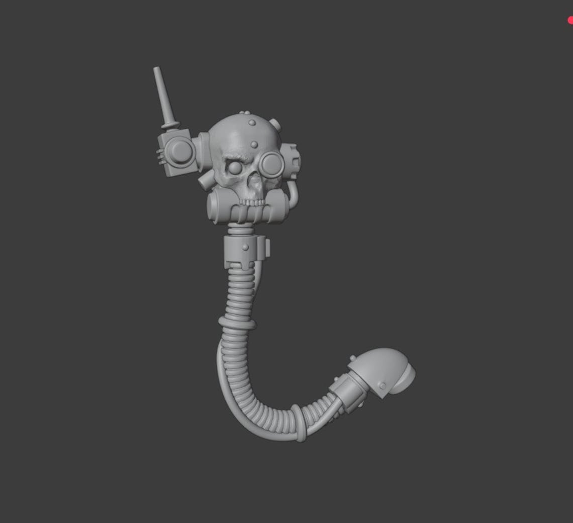Custom Servo Skull for 28mm Wargaming Warhammer 40k Miniatures Etsy