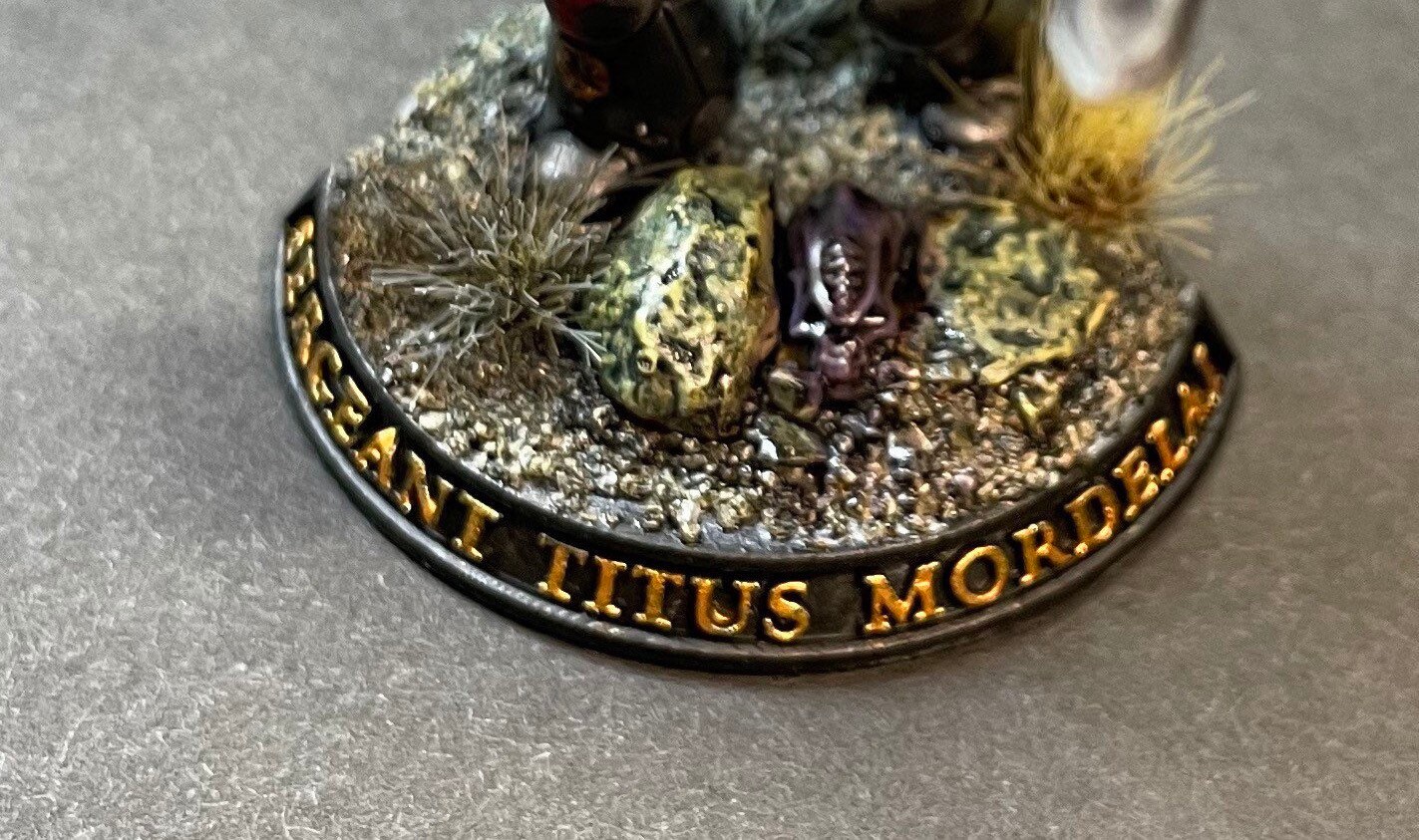 Custom Name Plates for Miniature Bases by Hunting Heresy Etsy