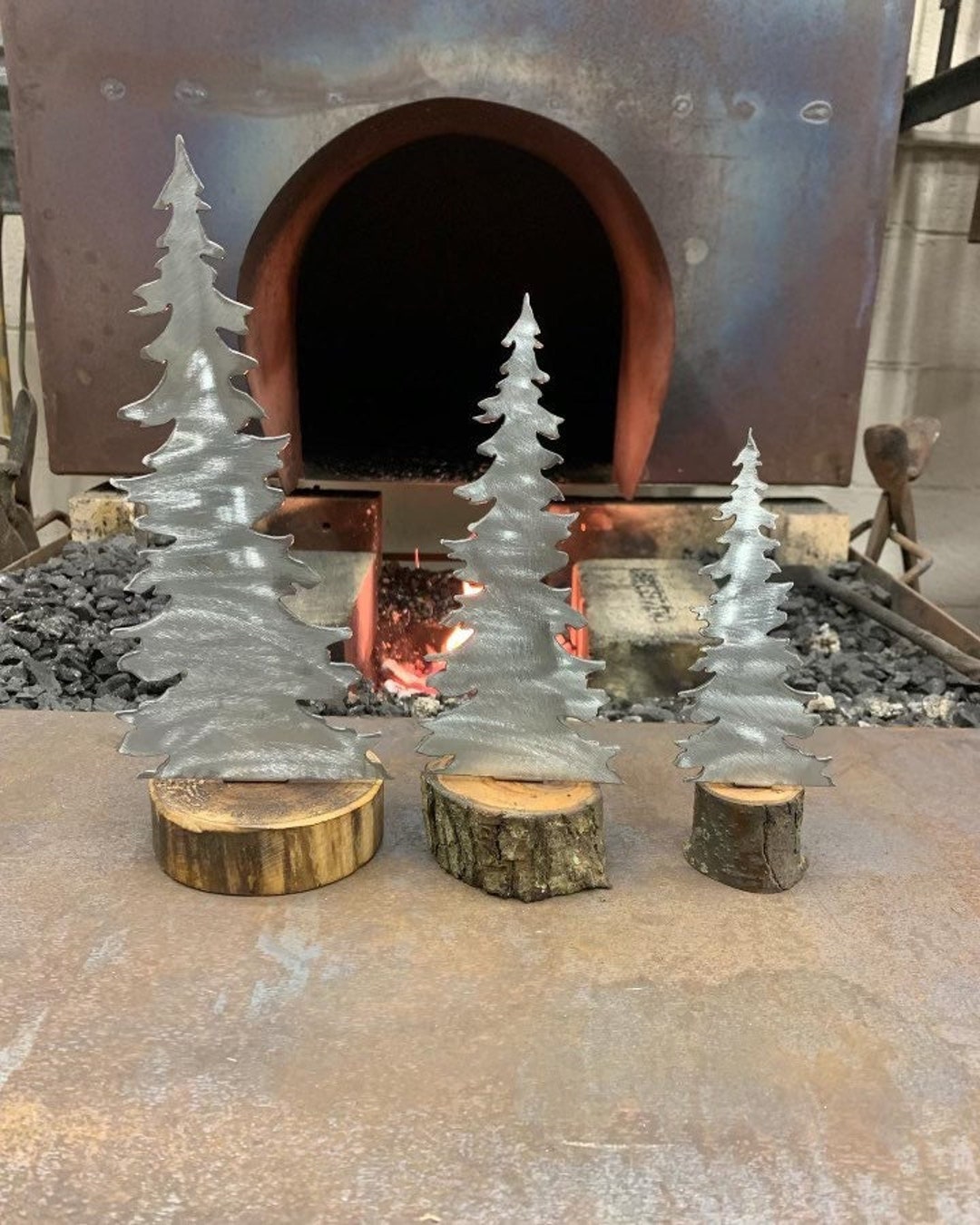 Christmas Trees Metal | Metal Tree Set| Set of 3 | Tale of Three Trees ...