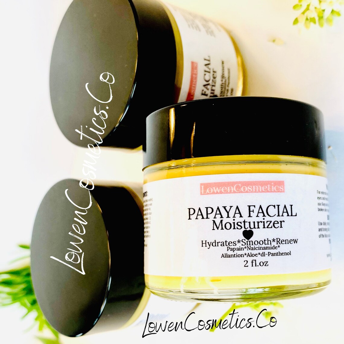 Papaya Facial Moisturizer Cream Rejuvenating Facial Cream Etsy