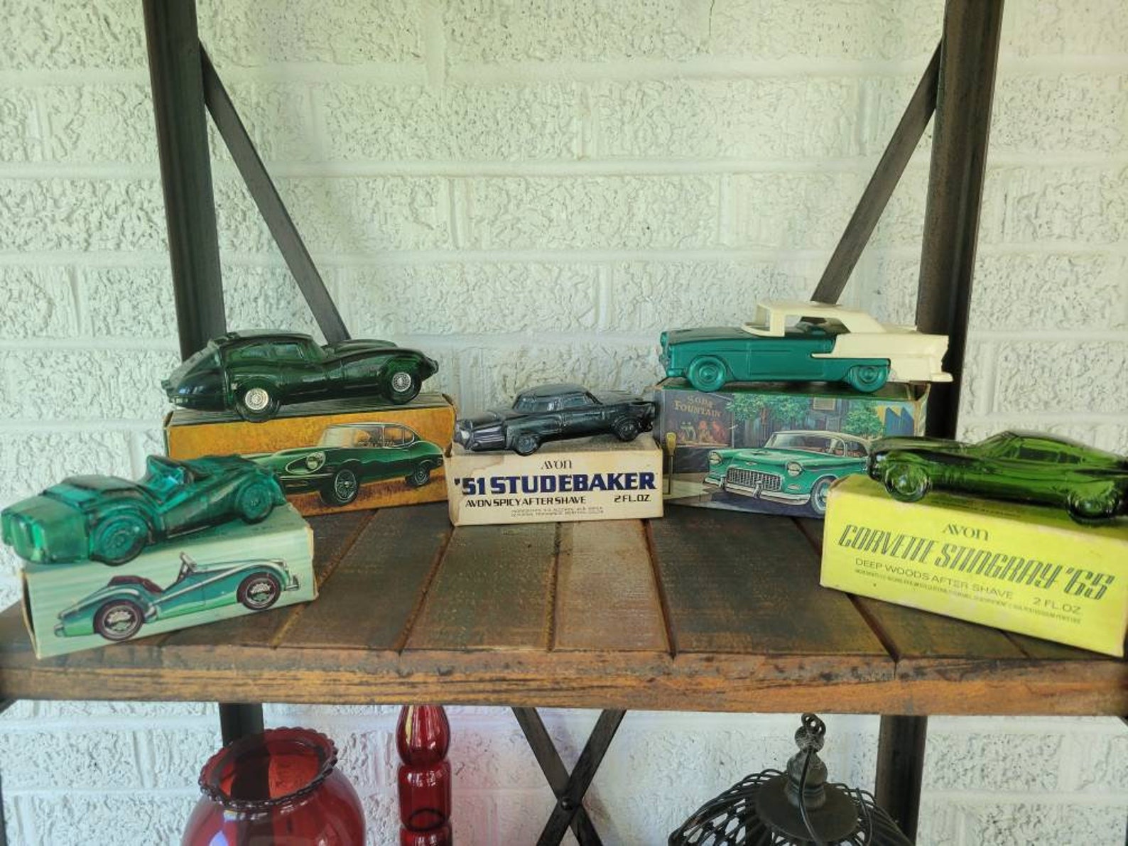 Vintage Avon cologne Cars collection Etsy