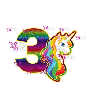 3rd Birthday Girl PNG file