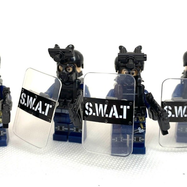 Legos Minifigures Swat - Etsy
