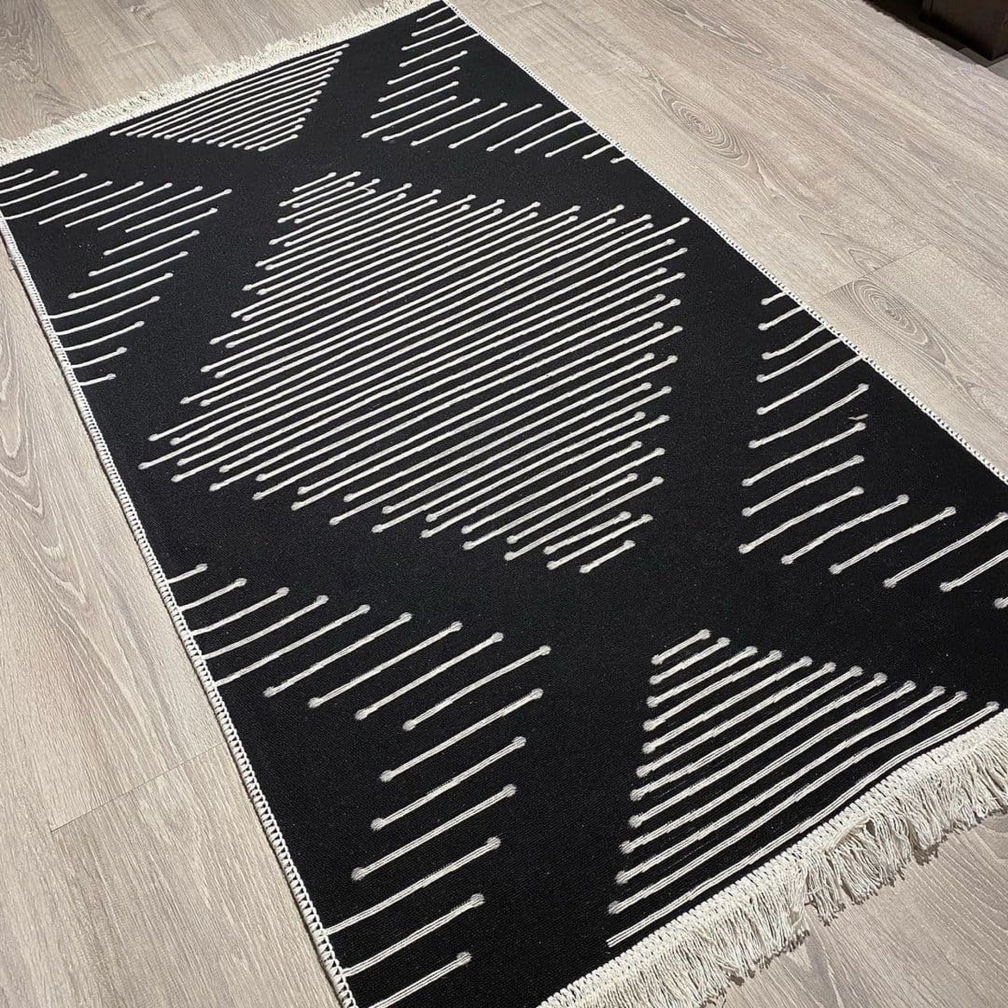 Rustikaler Teppich im Freien Boho Teppich Natur teppich | Etsy