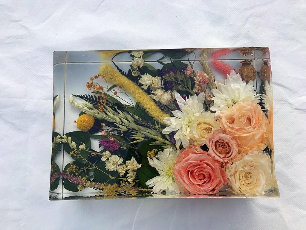 Preserved Dried Flowers in Resin Etsy