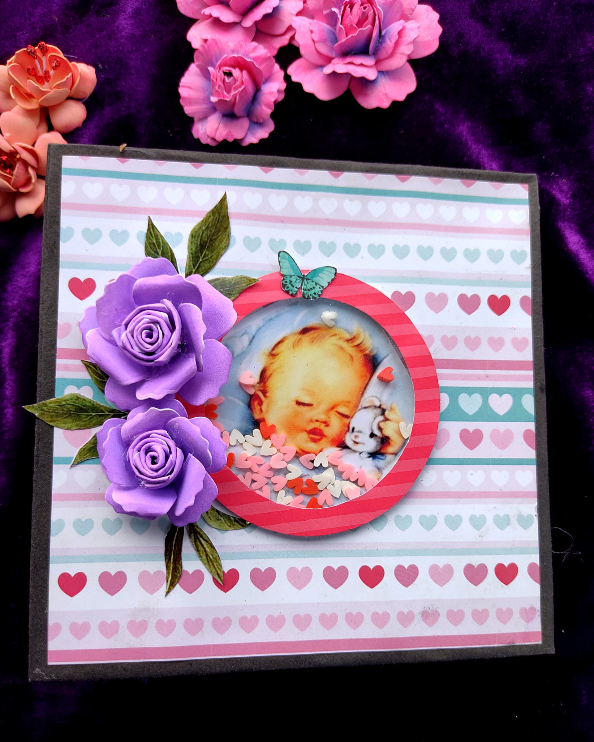 Personalized baby scrapbook photo album baby mini Etsy