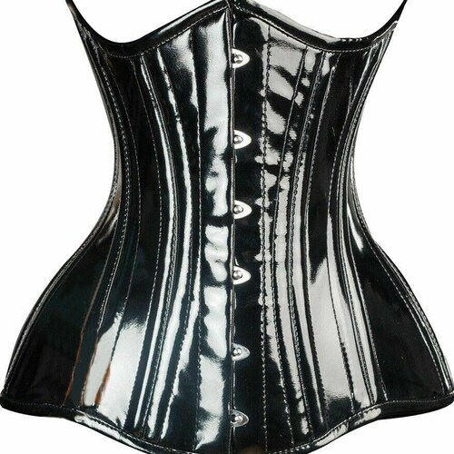 Corset Steel Boned Waist Cincher Lacing Victorian Sexy - Etsy