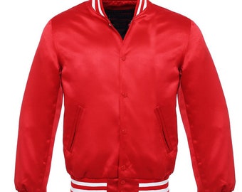 shiny varsity jacket