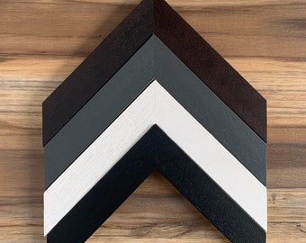 Made to Measure Picture Frame – Open Grain Painted Wood, Custom Size