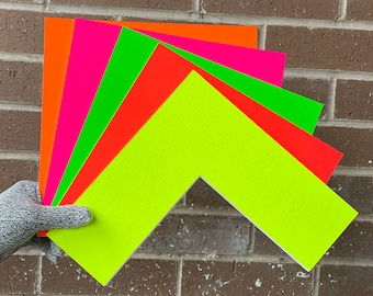 Bespoke Neon Photo Mounts - Bevel Cut - Any Size