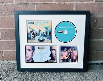 Personalised Oasis Framed CD, Setlist & Your Photo