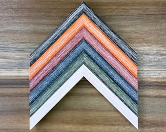 Lime Washed Colour Picture Frames – Custom Made to Order - Any Frame Size