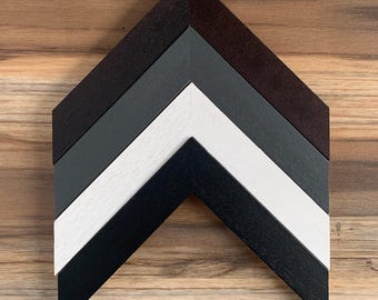 Bespoke Wood Picture Frame - Open Grain, Four Colors