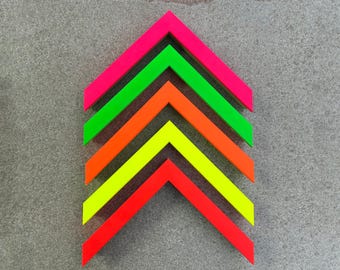 Handmade Chunky Neon Picture Frame – Vivid Color Options