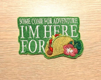 Final Fantasy XIV Here For Tacos Iron-on Patch