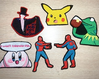 Memes Iron-on patches
