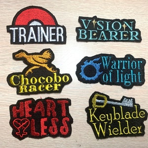Fandom Title Iron-on Patches