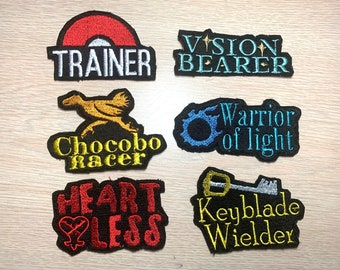 Fandom Title Iron-on Patches