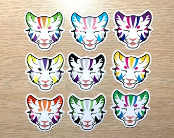 Pride Tiger Stickers