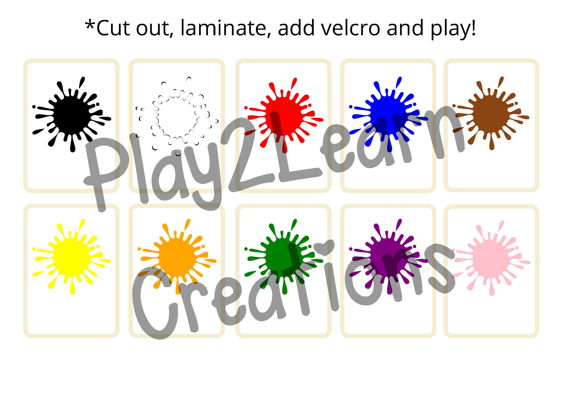 Matching Game for Toddlers Printable Homeschool Montessori - Etsy