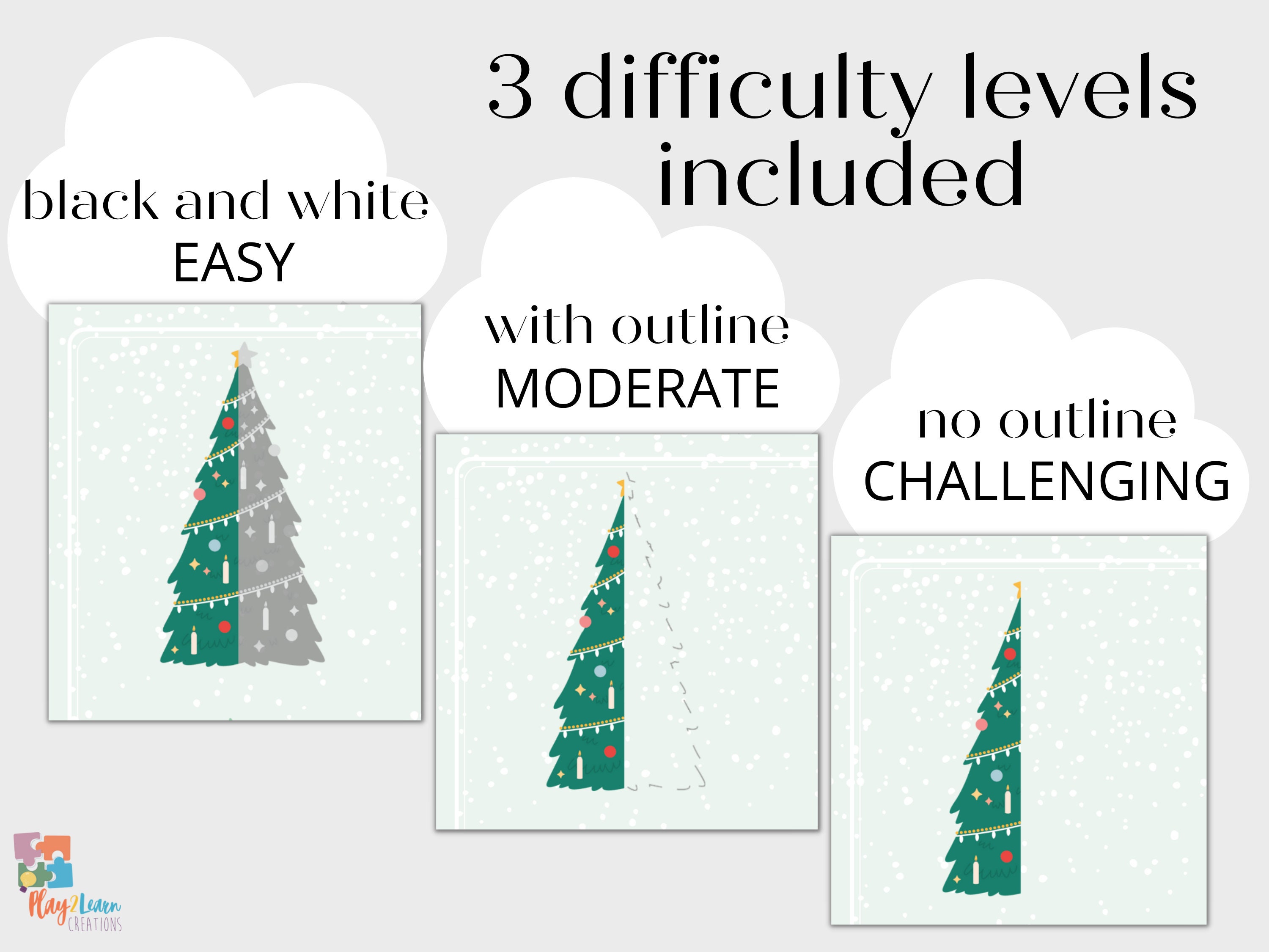 Christmas Printable Matching Game Printable Homeschool - Etsy