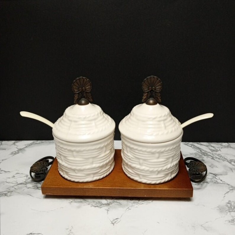 Apco of Japan Condiment Serving Set Vintage Etsy