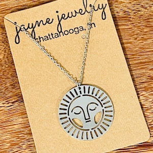 Silver Sun Pendant