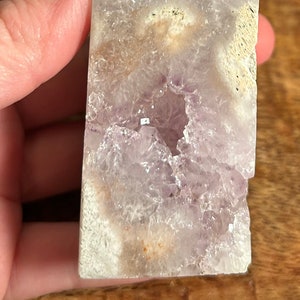 Shimmery Pink Amethyst Tower with Druzy Pockets | Pink Amethyst Crystal Tower | Pink Amethyst | Healing Crystal