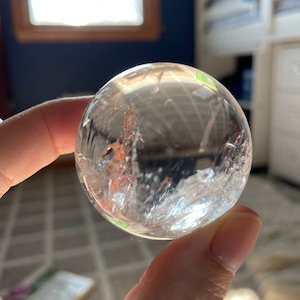 Lemurian Quartz Sphere | Clear Quartz Sphere | Healing Crystals