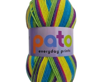 Cygnet Pato Everyday Prints DK 100g Knitting Crochet Yarn