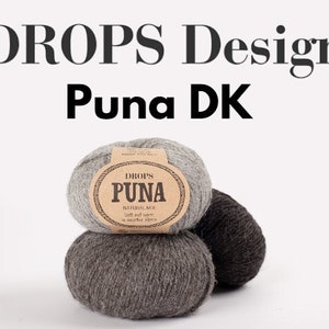 Drops Puna DK 50g Knitting Crochet Yarn 100% Alpaca