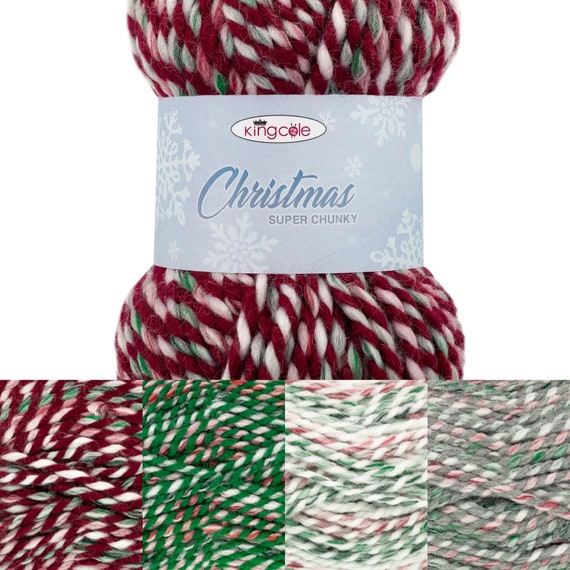 King Cole Christmas Super Chunky Yarn - 100g King Cole Christmas Super Chunky Yarn - 100g