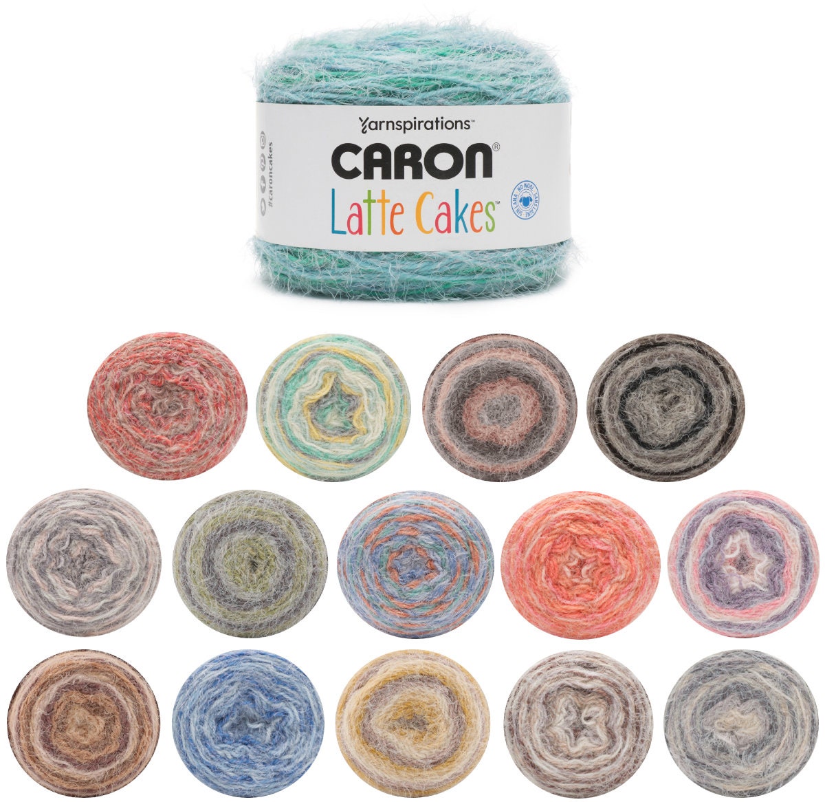 Caron Latte Cakes Chunky 250g Knitting Crochet Yarn Acrylic Etsy UK