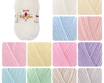 Wendy Peter Pan 4 Ply 50g Knitting Crochet Yarn