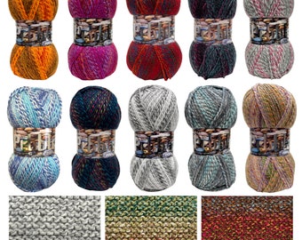 Woolcraft Pebble Chunky 200g Knitting Crochet Yarn
