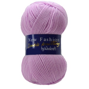 Woolcraft New Fashion DK 100g Knitting Crochet Yarn Acrylic