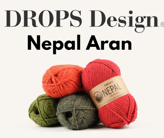 Drops Nepal Uni Colour 3608 Deep Red
