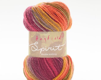Hayfield Spirit DK 100g Knitting Crochet Yarn - 20% Wool