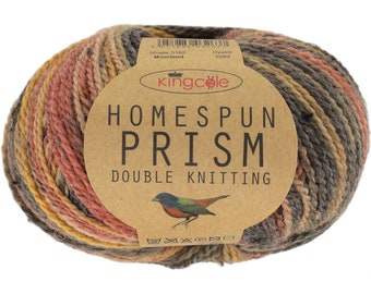 King Cole Homespun Prism DK 50g Knitting Crochet Yarn