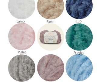 Sirdar Soft Fluffy Snuggly Bunny 50g Yarn Knitting Crochet