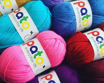 Cygnet Everyday Pato DK 100g Knitting Crochet Yarn