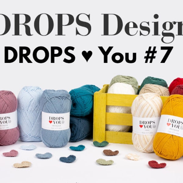 Drops Loves You 7 4 Ply 50g Knitting Crochet Yarn Cotton